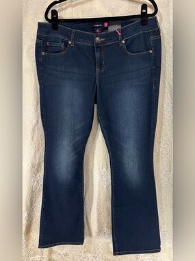 Torrid Denim Size 16 Dark Wash Bootcut Stretch Jeans NWT Embroidered Pockets